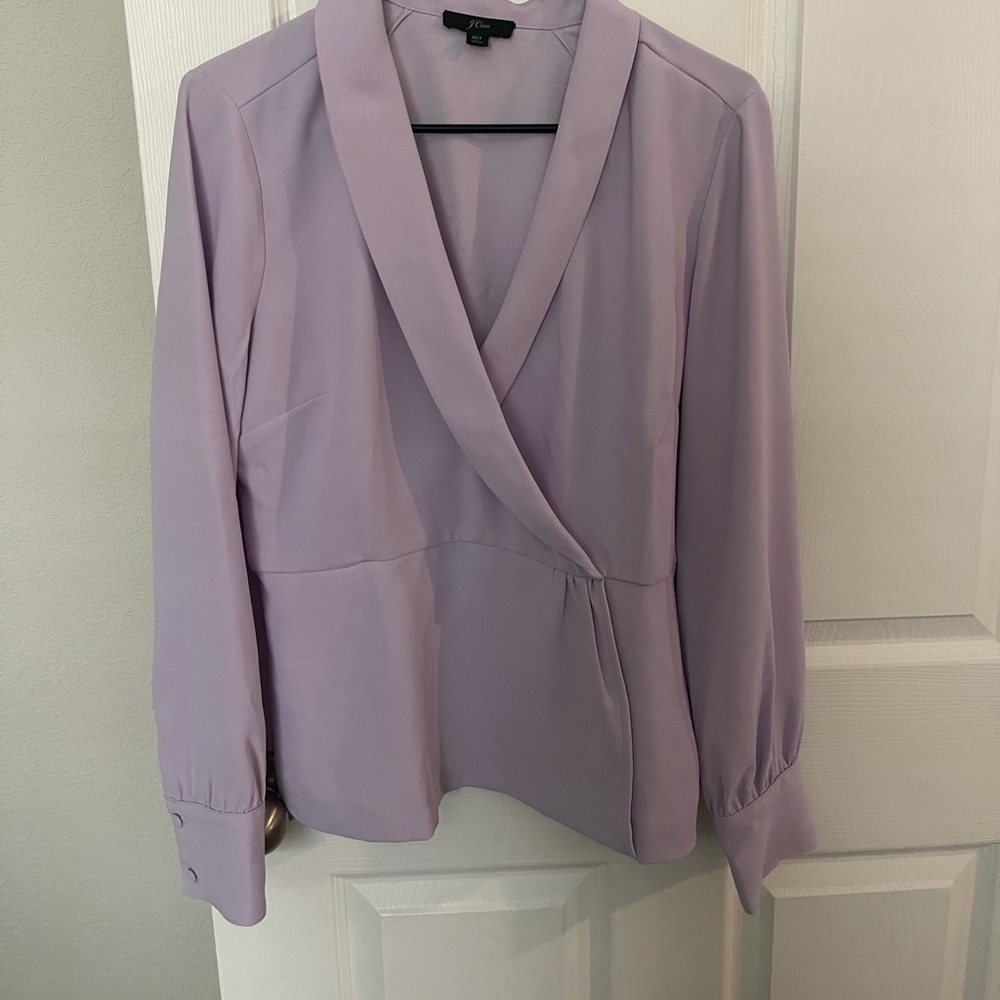 J. crew drapey blouse, nwt